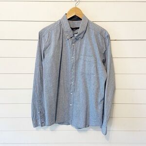 Stoic | Mens Blue 100% Cotton Casual Button Down Shirt Size Large
